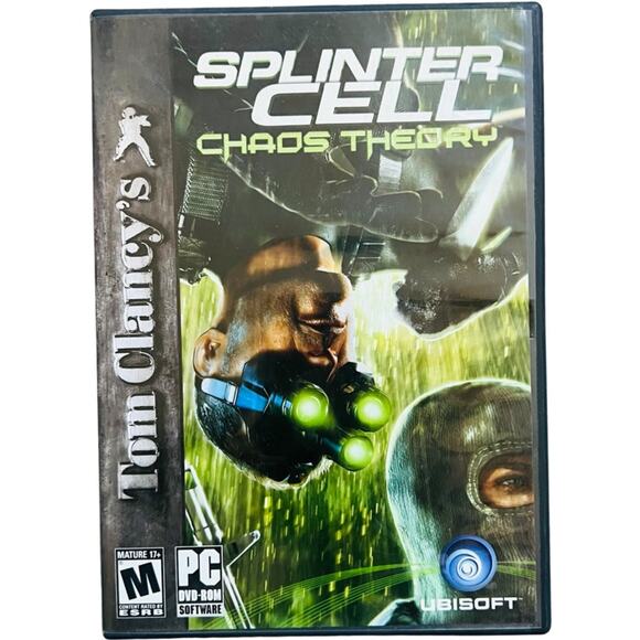 Tom Clancy's Splinter Cell Chaos Theory PC Video Game 2005 Complete Manual VG+ - Picture 1 of 3